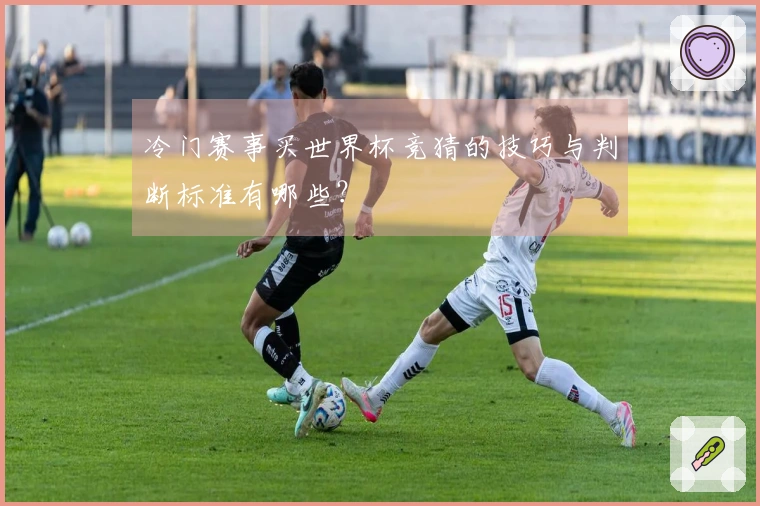 冷门赛事买世界杯竞猜的技巧与判断标准有哪些？