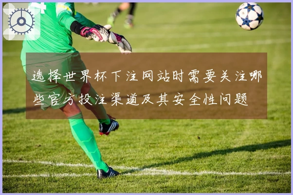 选择世界杯下注网站时需要关注哪些官方投注渠道及其安全性问题