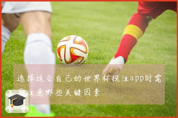选择适合自己的世界杯投注app时需要注意哪些关键因素